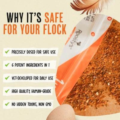 Naturals Flock Armor Chicken De-wormer Chili Mix, 16oz