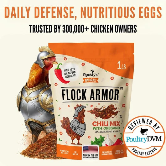 Naturals Flock Armor Chicken De-wormer Chili Mix, 16oz