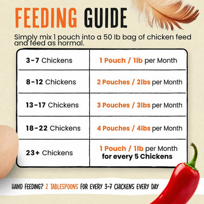 Naturals Flock Armor Chicken De-wormer Chili Mix, 16oz